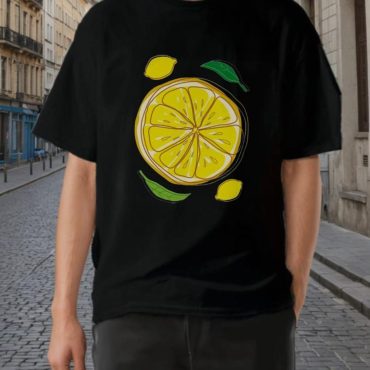 Cute Yellow Lemon T-Shirt for Men, Women, and Kids, Matching Costume Shirt for Family Friends TShirt, Squeeze Lemonade Stand Boss Outfit Tee