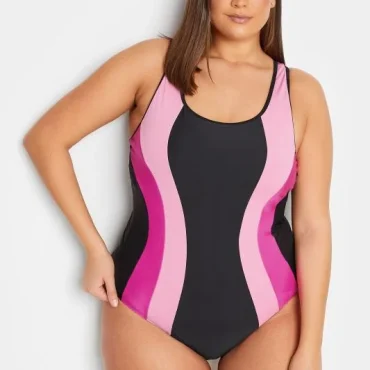 Tall Pink Contrast Active Swimsuit Tall Pink Contrast Active Swimsuit