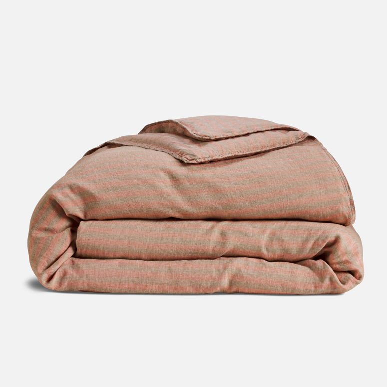Caroline Z. Hurley Washed European Linen Duvet Cover