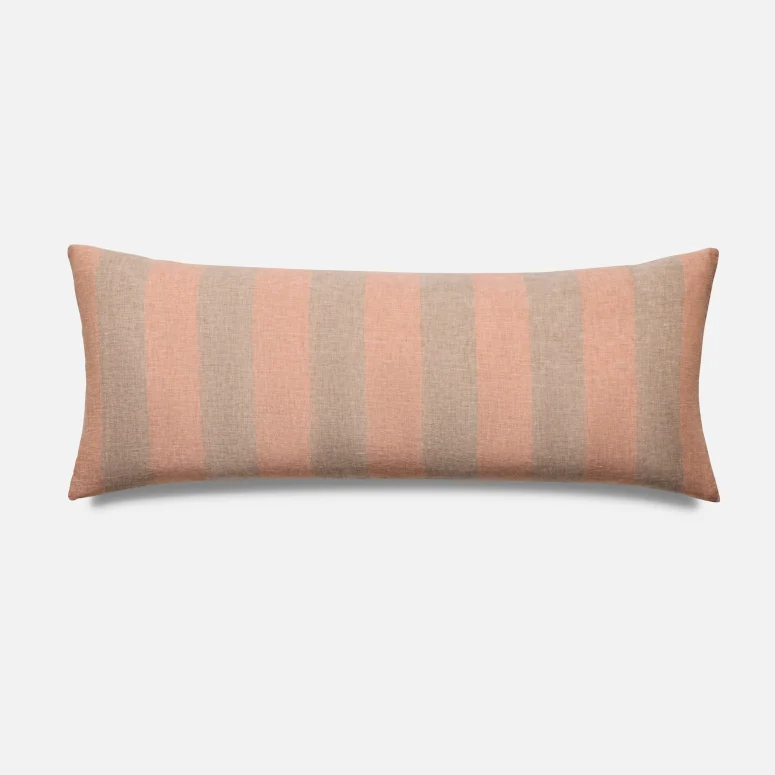 Caroline Z. Hurley Washed European Linen Lumbar Pillow Cover