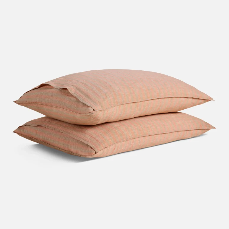 Caroline Z. Hurley Washed European Linen Pillowcase Set