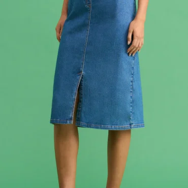 Denim Skirt - Light Denim