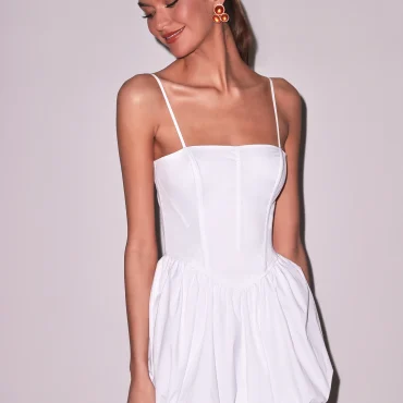 Poplin Bubble Dress