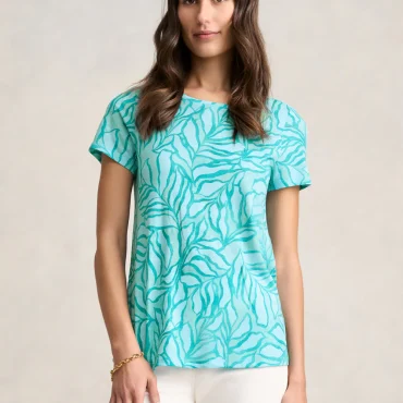 Printed T-Shirt - Two Tone Foliage