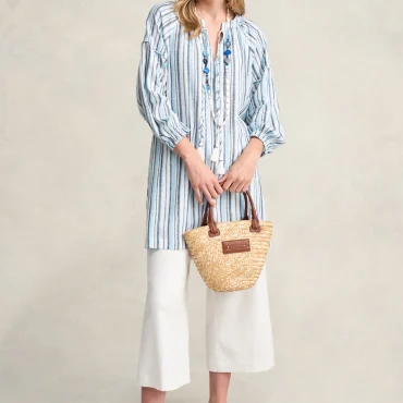 Stripe Kaftan - Blue Multi Stripe