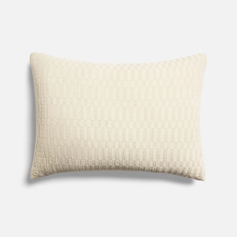 Woven Checkerboard Sham Set